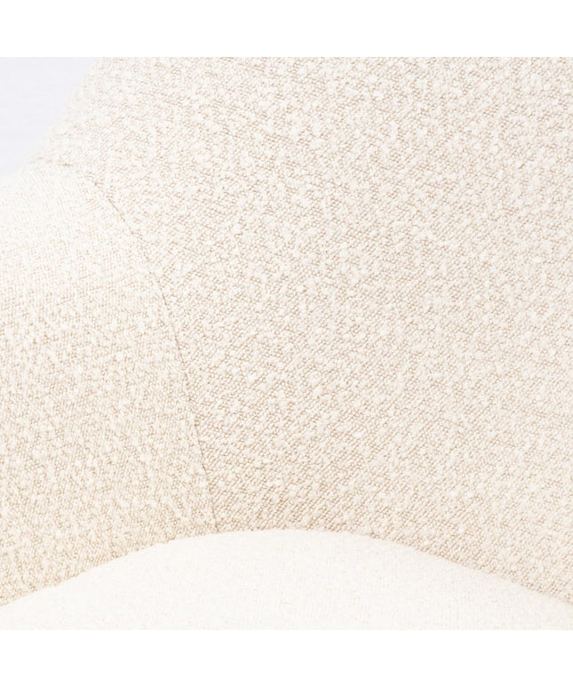 The Jill Swivel Chair White Sand