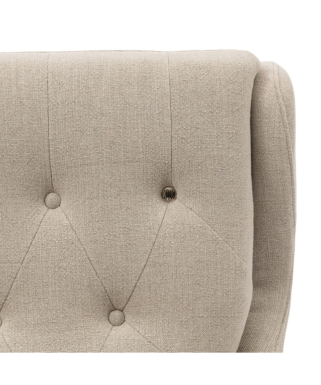 The Statesman Swivel AC Lin FabFlax