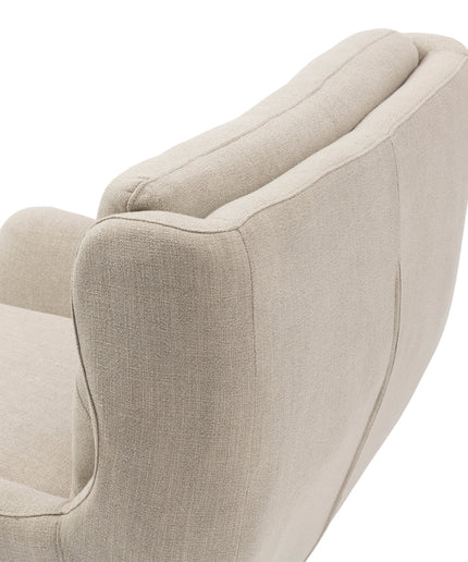 The Statesman Swivel AC Lin FabFlax