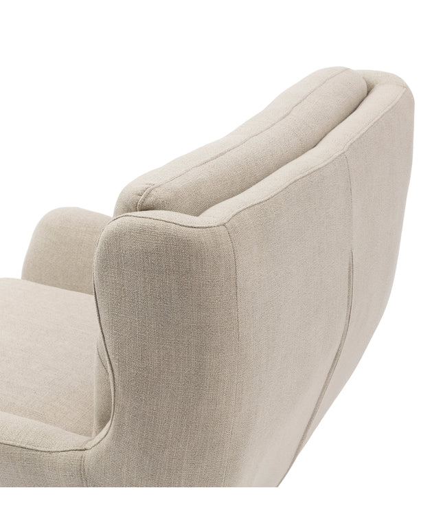 The Statesman Swivel AC Lin FabFlax