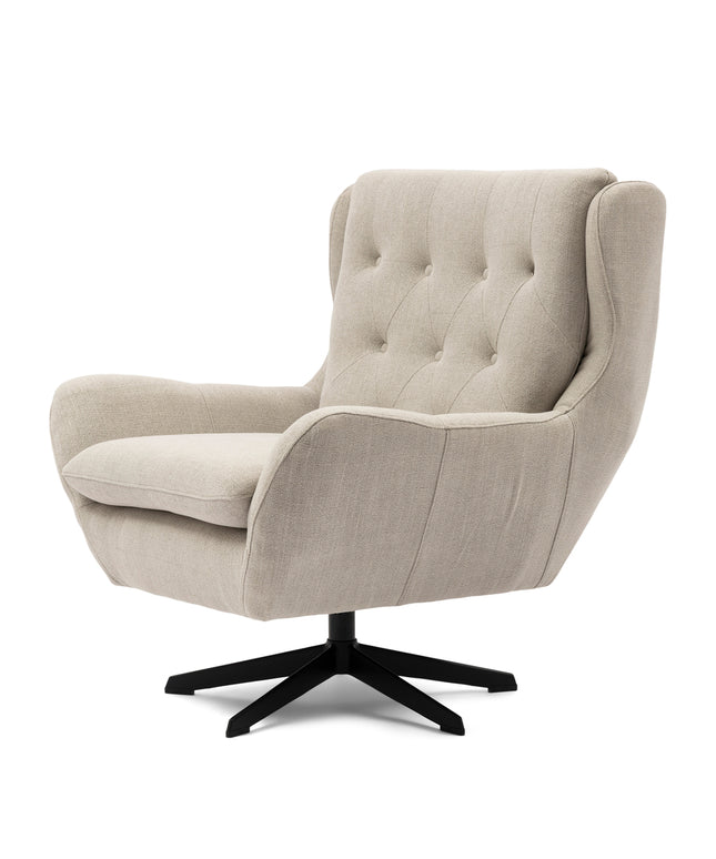 The Statesman Swivel AC Lin FabFlax