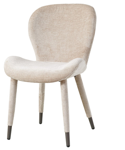 Thor beige diningchair aphrodite fabric leg