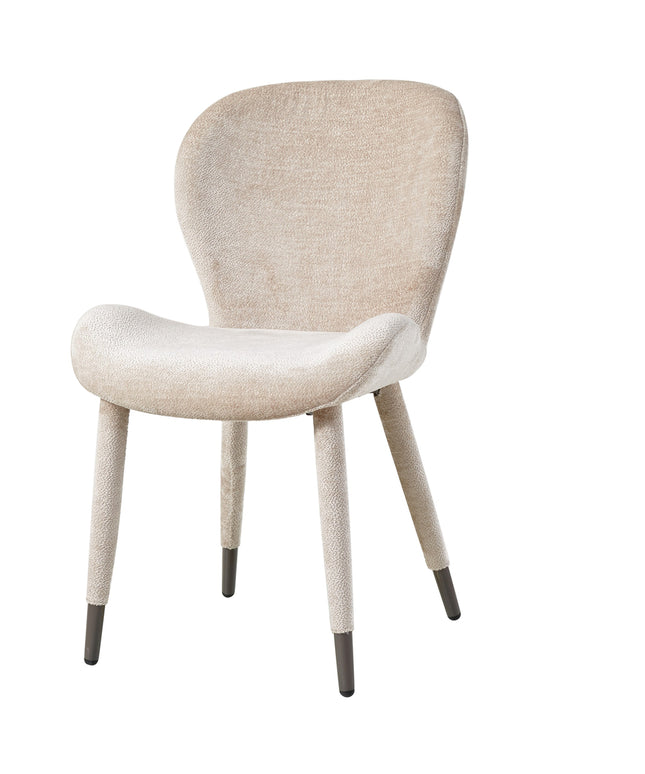 Thor beige diningchair aphrodite fabric leg