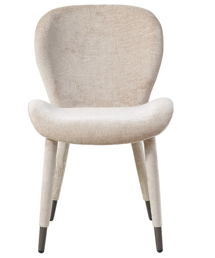 Thor beige diningchair aphrodite fabric leg