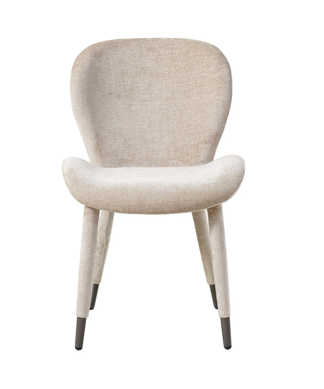 Thor beige diningchair aphrodite fabric leg