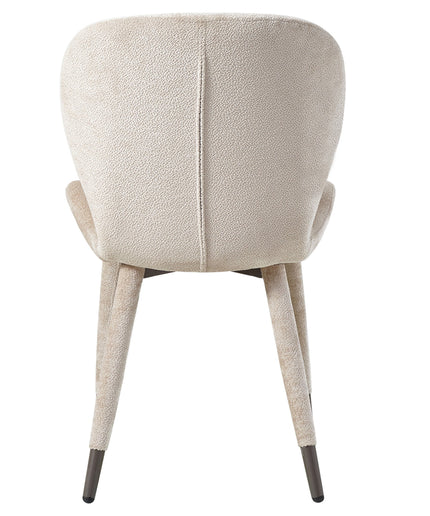 Thor beige diningchair aphrodite fabric leg