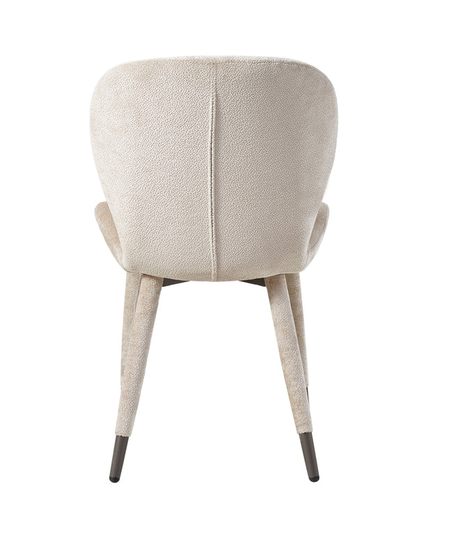 Thor beige diningchair aphrodite fabric leg