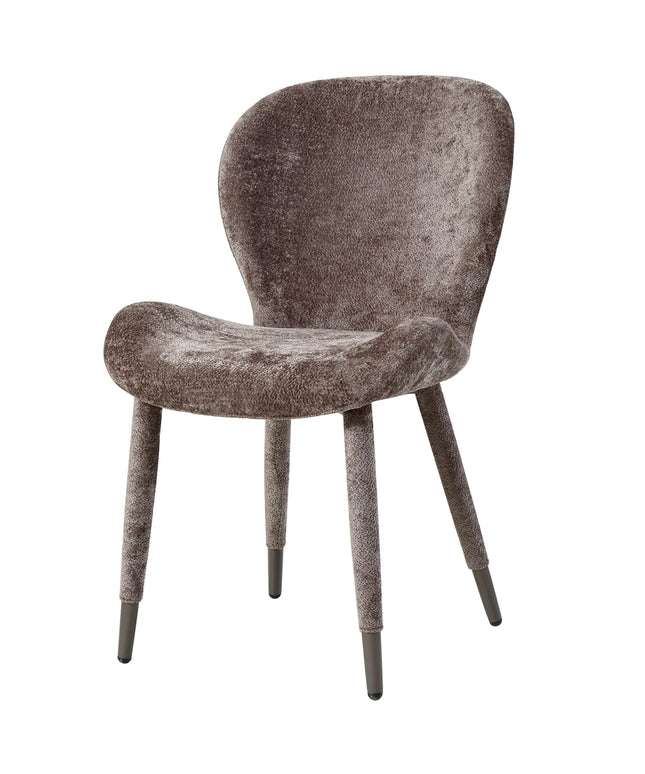 Thor mocca diningchair aphrodite fabric leg