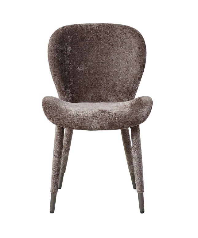 Thor mocca diningchair aphrodite fabric leg
