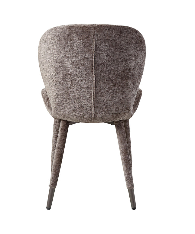 Thor mocca diningchair aphrodite fabric leg