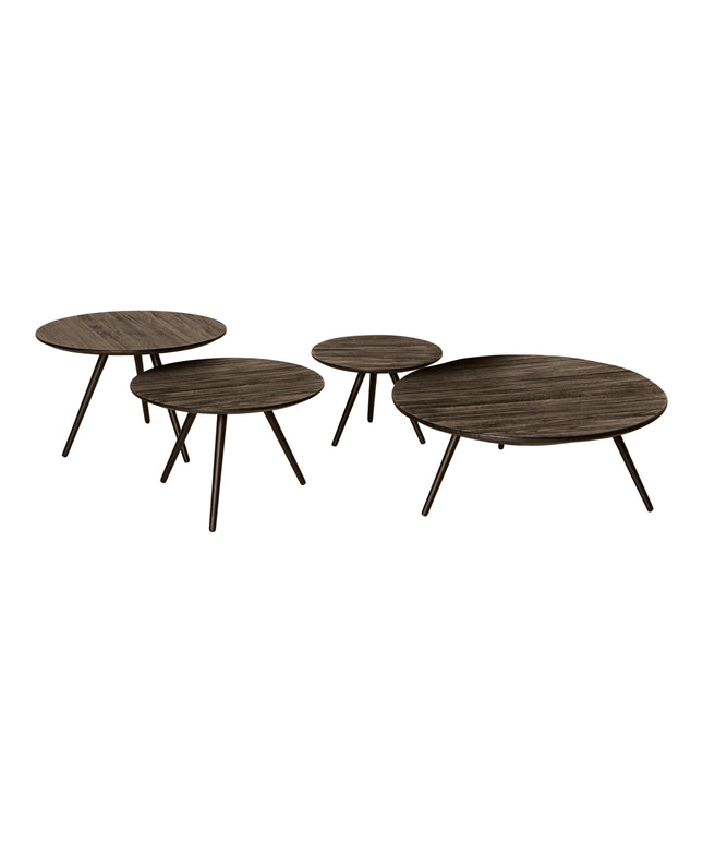 Thyrsa Black recycled teak wood coffee table SV4