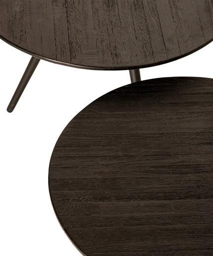 Thyrsa Black recycled teak wood coffee table SV4