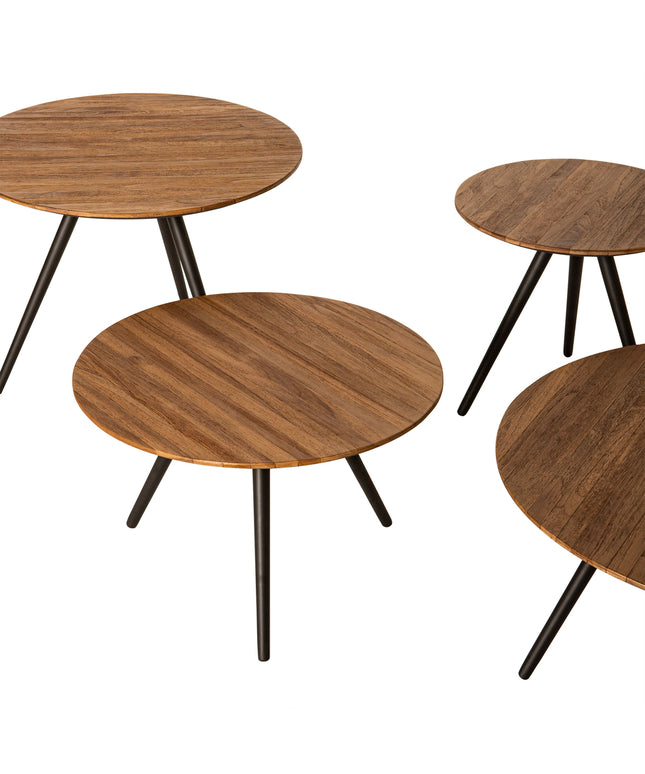 Thyrsa Natural recycled teak wood coffee table SV4