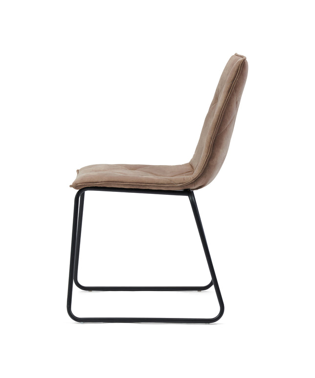 Venice Park Stack Chair Pel Coffee