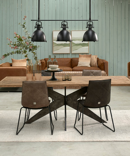 Venice Park Stack Chair Pel Coffee