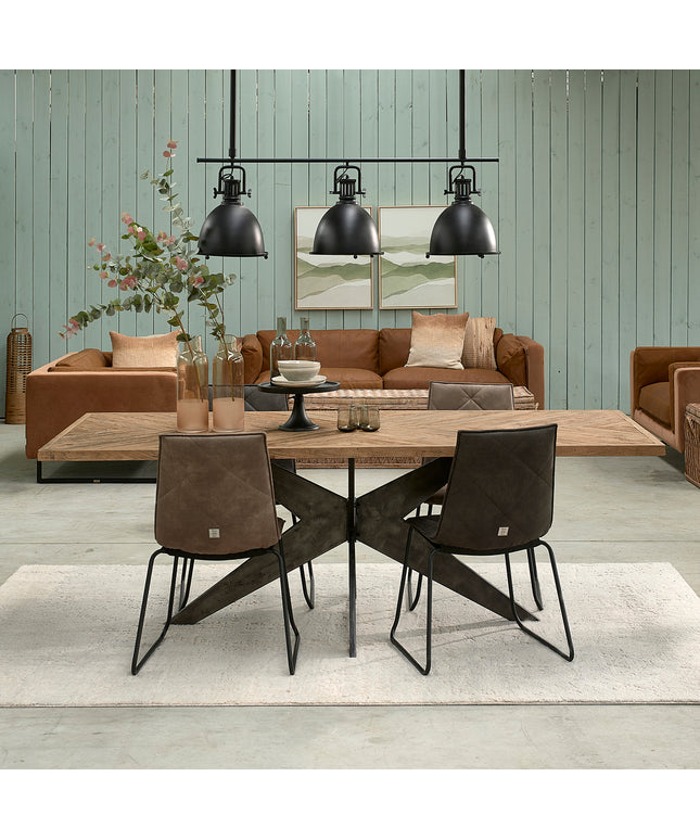 Venice Park Stack Chair Pel Coffee