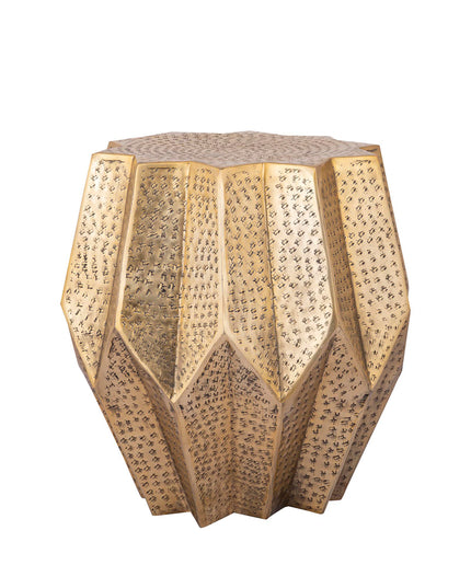 Viya Gold aluminum coffeetable high angles