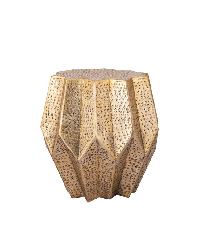Viya Gold aluminum coffeetable high angles