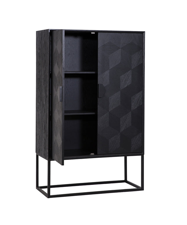 Wandkast Blax 2-deuren (Black)