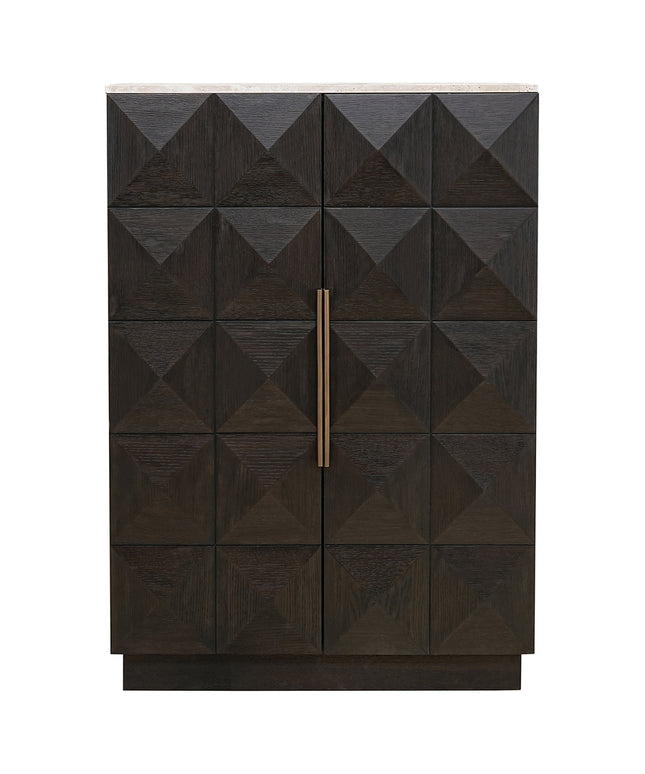 Wandkast Claremont 2-deurs (Brown)