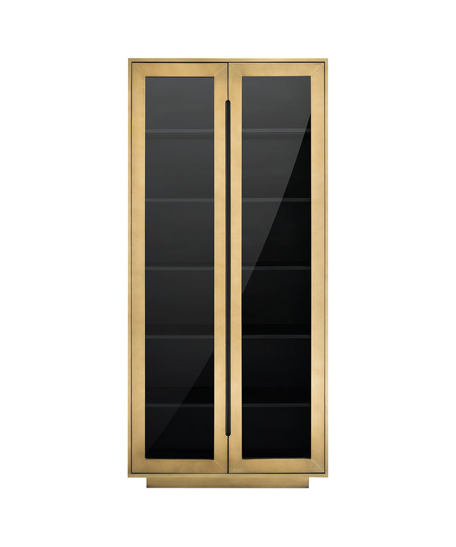 Wandkast Finsbury 2-deurs (Black/gold)
