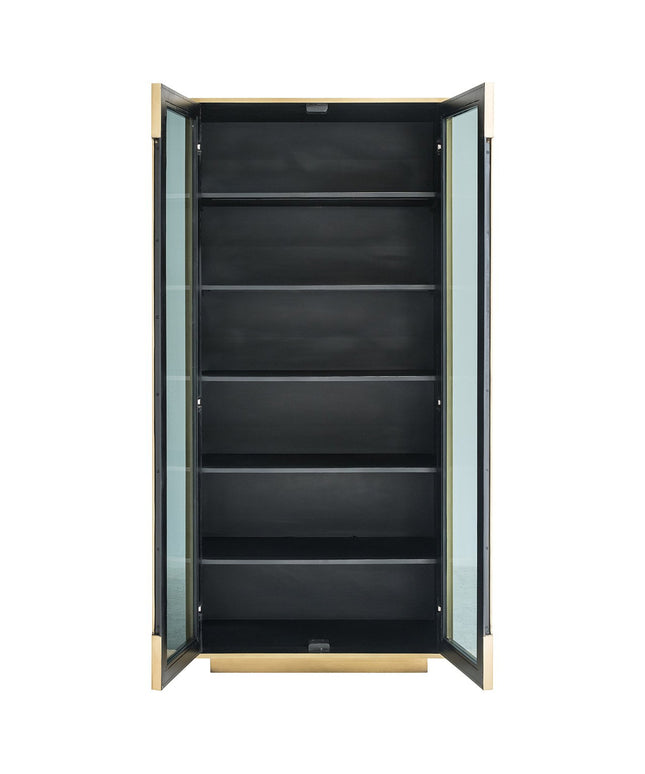Wandkast Finsbury 2-deurs (Black/gold)