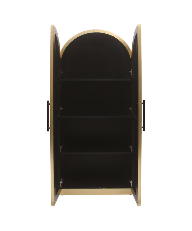 Wandkast Les Arcs 2-deurs (Brushed Gold)