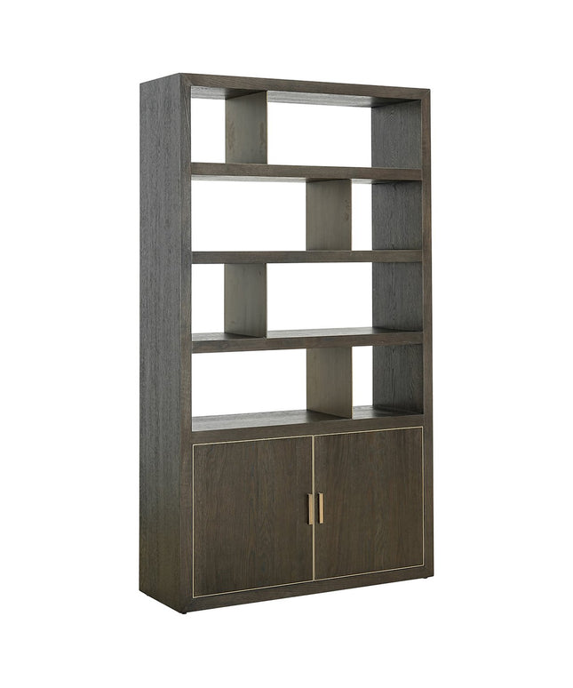 Wandkast Rivertree 3-planken 2-deurs (Brown)
