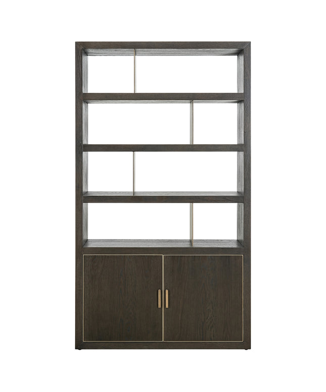 Wandkast Rivertree 3-planken 2-deurs (Brown)