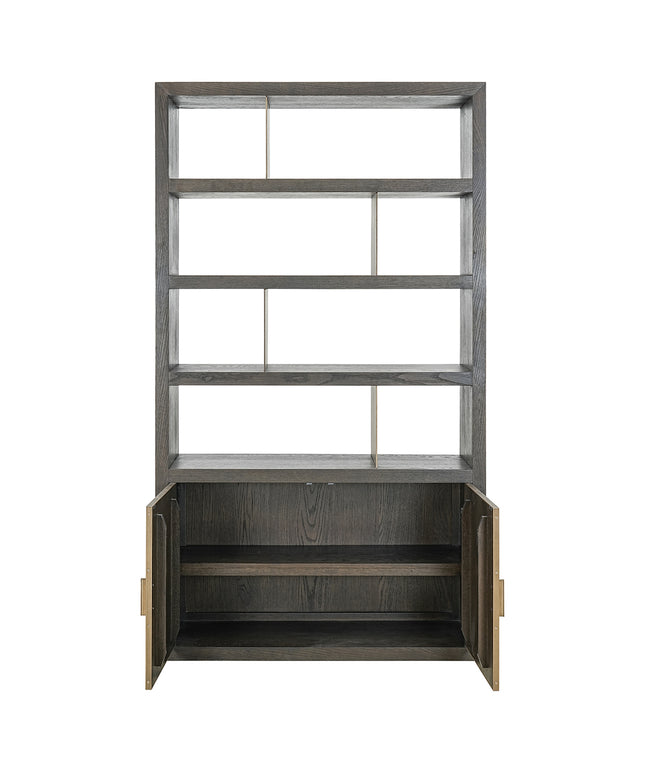 Wandkast Rivertree 3-planken 2-deurs (Brown)