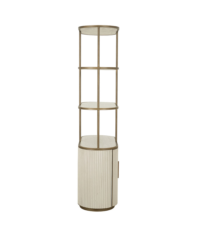 Wandkast Tivoli 2-deurs 3 open planken (White)