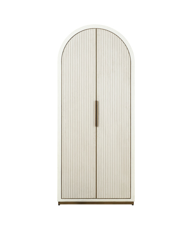 Wandkast Tivoli met gebogen bovenkant 2-deurs (White)