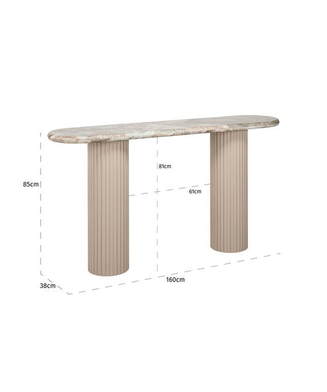 Wandtafel Coronel (Beige)