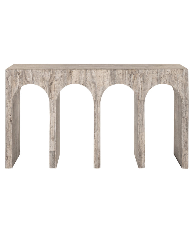 Wandtafel La Rague natural grey travertine (Grijs)