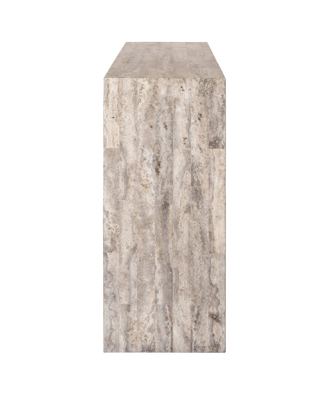 Wandtafel La Rague natural grey travertine (Grijs)