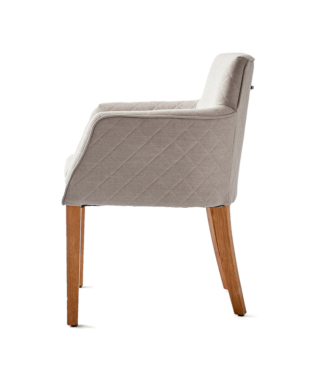 Waverly Dining Armchair linen Flax