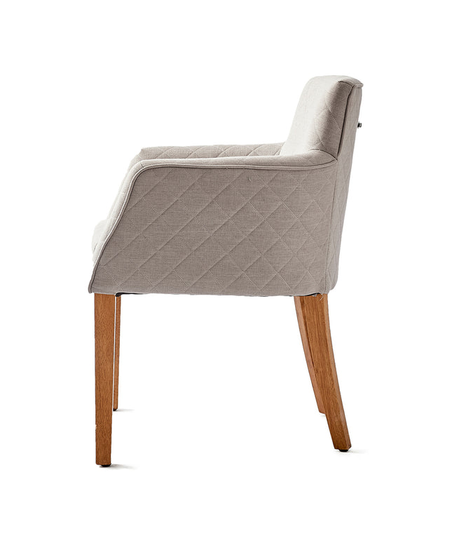 Waverly Dining Armchair linen Flax