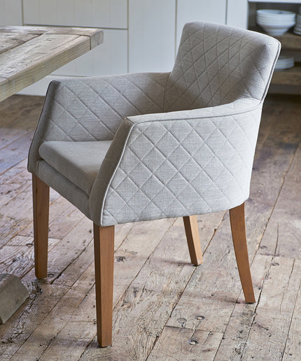 Waverly Dining Armchair linen Flax