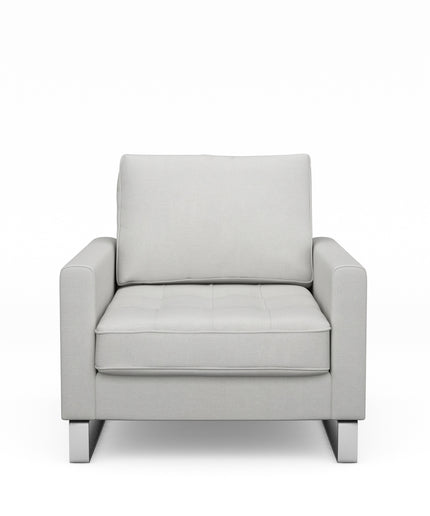 West Houston Armchair Cot AshGrey
