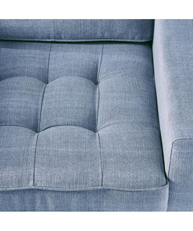 West Houston Armchair Cot Ice Blue