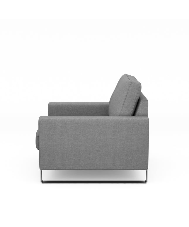 West Houston Armchair Cotton Grey