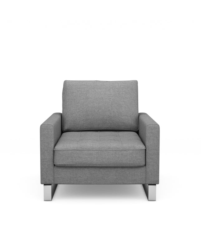 West Houston Armchair Cotton Grey