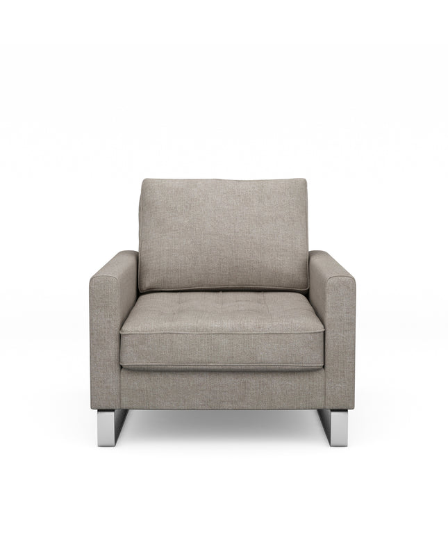 West Houston Armchair Cotton Stone