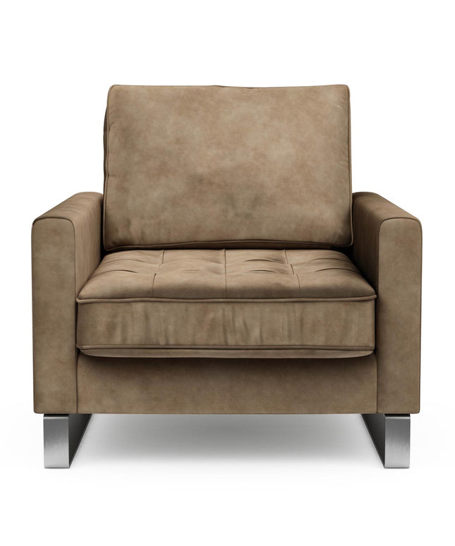 West Houston Armchair Vel GlBeige