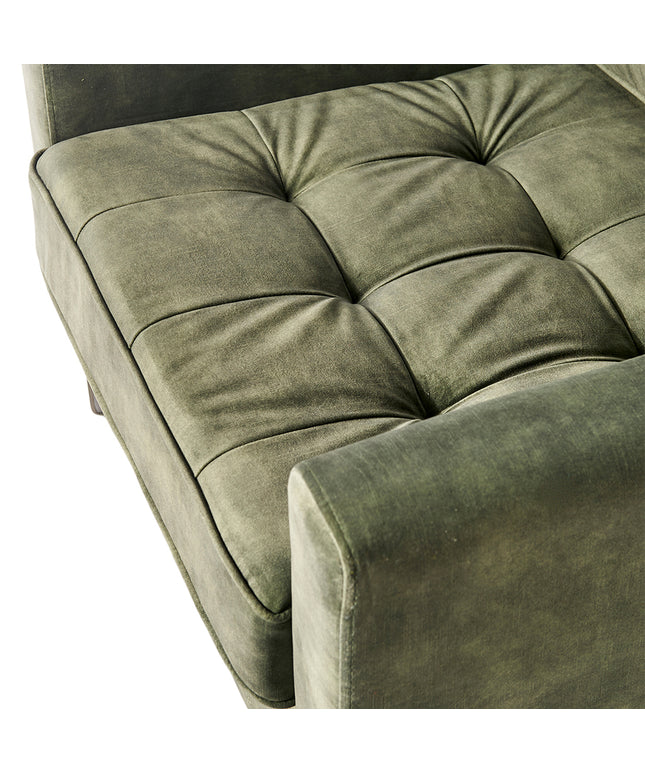 West Houston Armchair Velvet Ivy