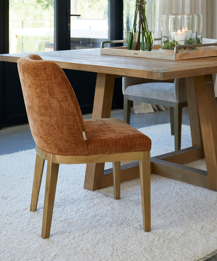 Whistler Dining Chair Maroon Brown