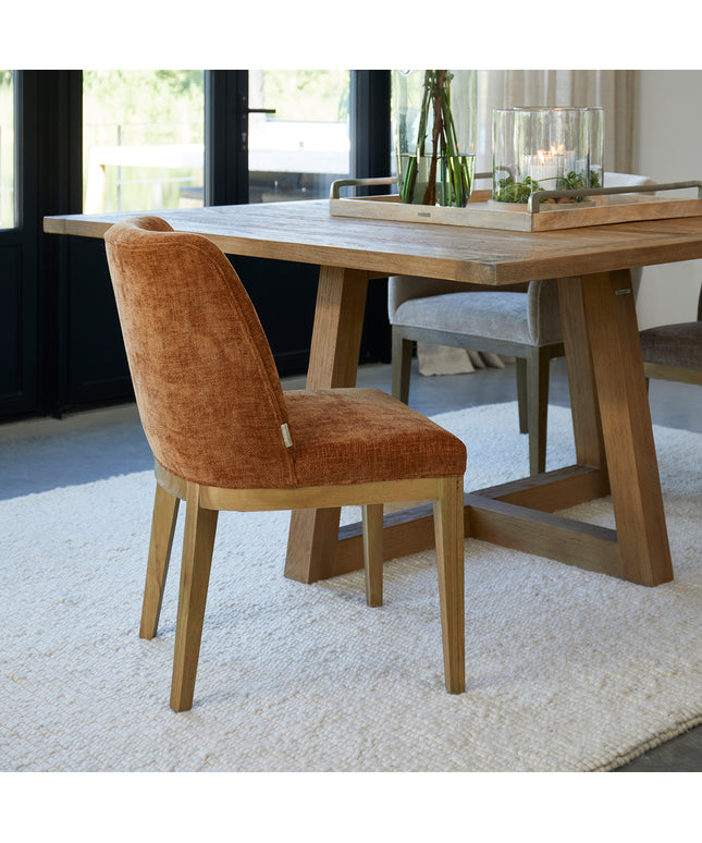 Whistler Dining Chair Maroon Brown