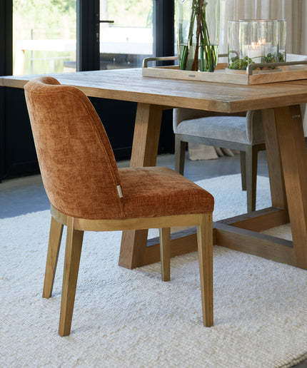 Whistler Dining Chair Maroon Brown