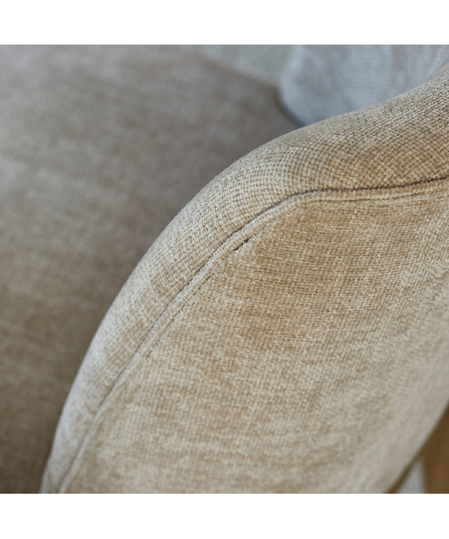 Whistler Dining Chair Natural Linen
