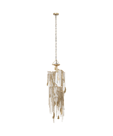 Wilco Brass casted alu hanging lamp chains small